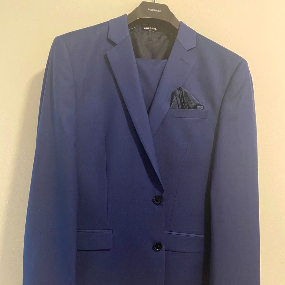 Express Men’s Blue Suit